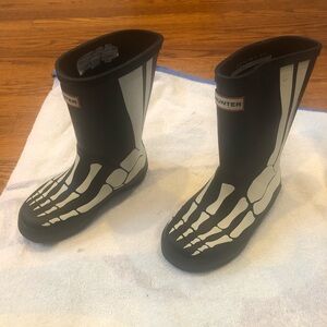 Hunter skeleton rainboots